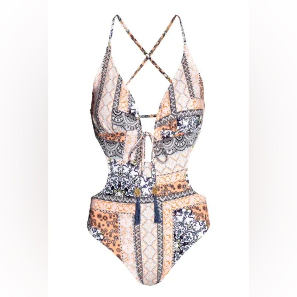Cut-out Boho Swimsuit